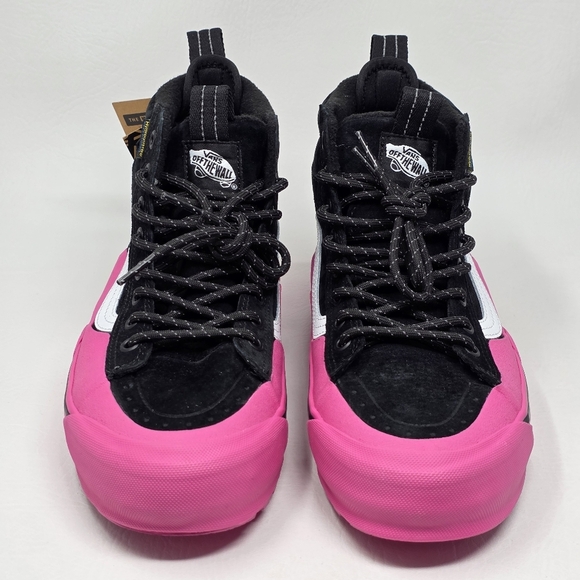 VANS SK8 Hi MTE-2 Hiking Boots Men's 6.5 / Women's 8 Dip Pink Black Suede New - Picture 7 of 12